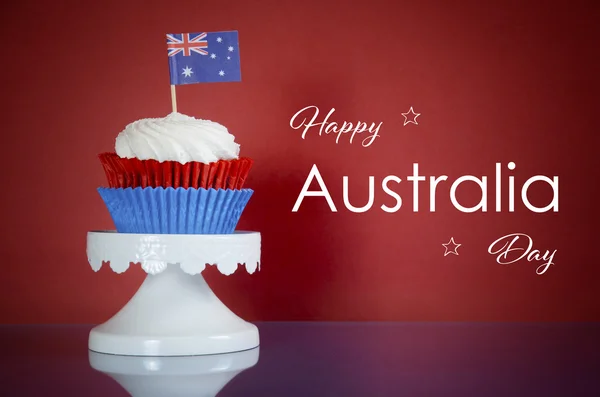 Australia Day cupcakes — Stockfoto