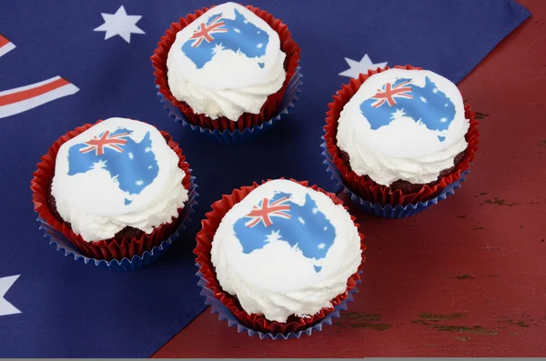 Australia Day babeczki — Zdjęcie stockowe