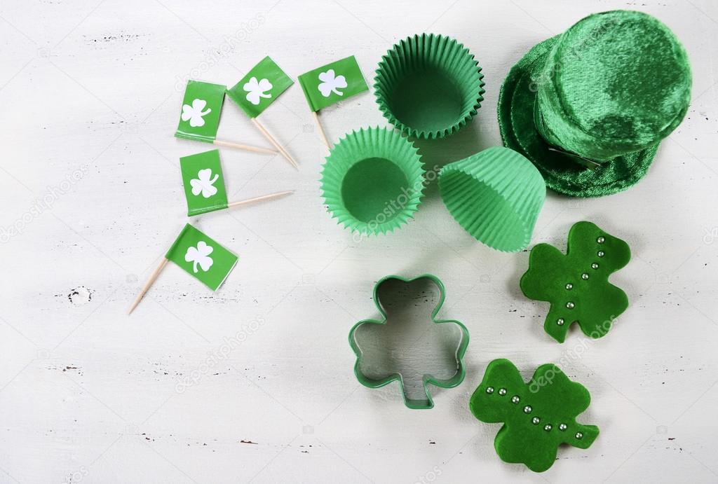 St Patricks Day cooking and baking concept