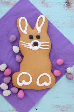 Paskalya Bunny Gingerbread çerezleri