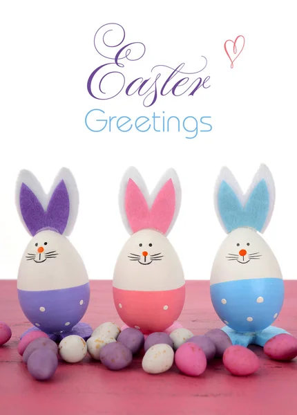 Easter Egg Bunnies Royalty Free Stock Photos