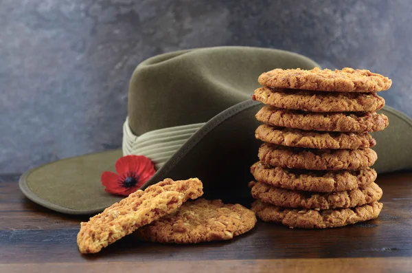 Biscoitos anzac — Fotografia de Stock