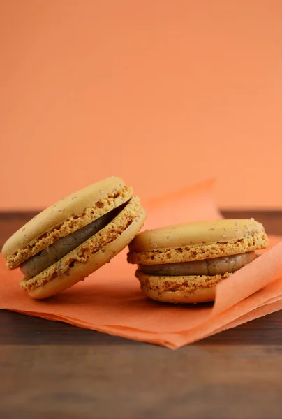 Macaroons de caramelo — Fotografia de Stock