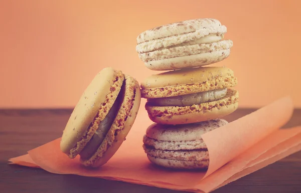 Macaroons de caramelo — Fotografia de Stock