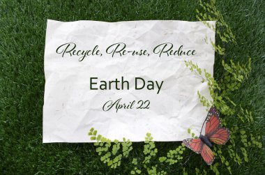 Dünya günü, 22 Nisan, kavram görüntü