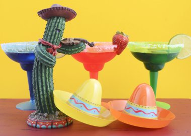 Happy Cinco de Mayo colorful party theme clipart