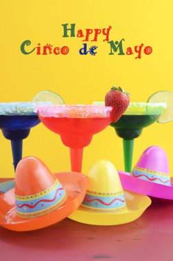 Mutlu Cinco de Mayo renkli parti Tema