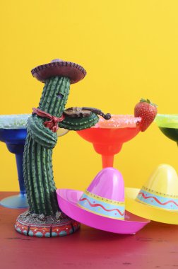 Mutlu Cinco de Mayo renkli parti Tema