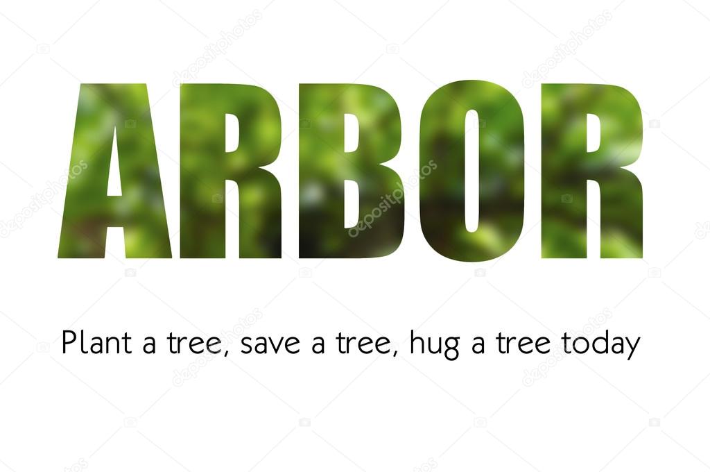 Arbor Day Concept.