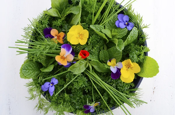 Cooking with Herbs Concept. — Stock Photo, Image