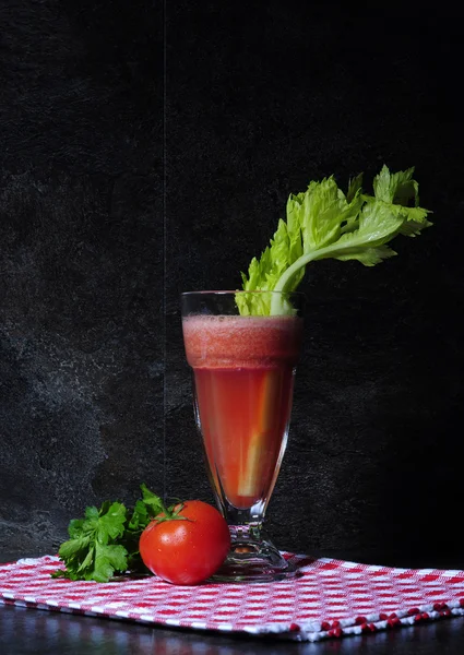 Healthy vegetable juice drink — Stock Photo, Image