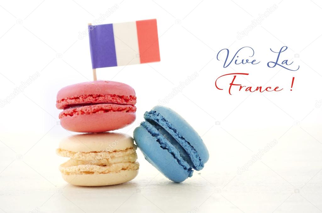 Happy Bastille Day Party Macarons