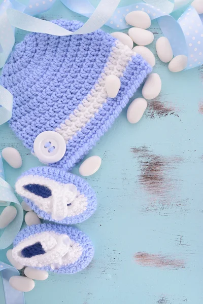 Su un niño bebé ducha o guardería fondo — Foto de Stock