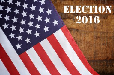 USA 2016 Presidential Election Flag clipart