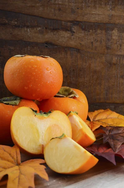 Höstens persimon frukt — Stockfoto