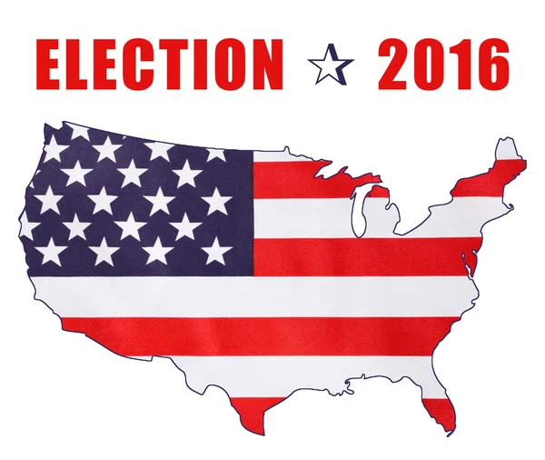 Прапор президентські вибори у США 2016 — стокове фото