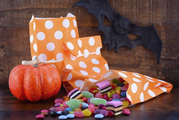 Dolcetto o dolcetto di Halloween Borse — Foto Stock