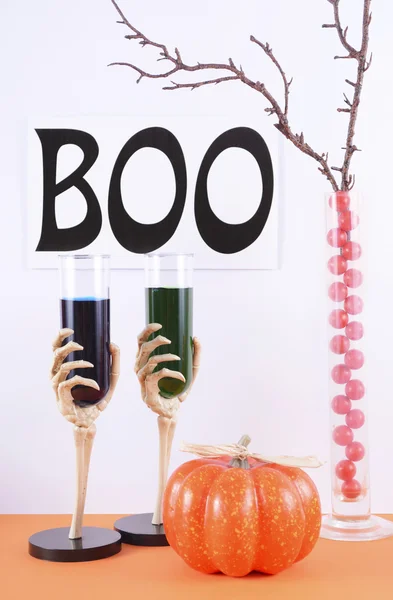 Happy Halloween party table — Stock Photo, Image