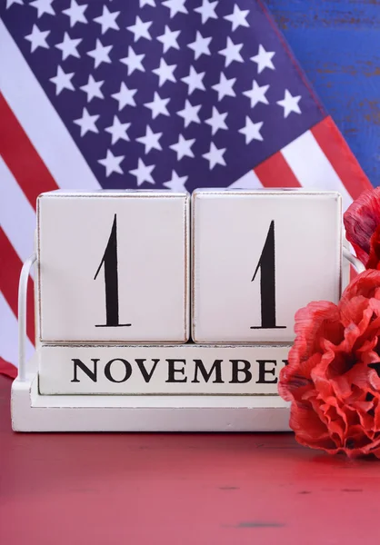 Veterans Day Calendar for November 11 — Stock Photo, Image