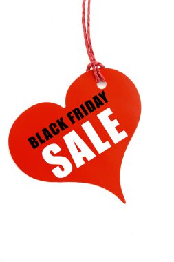 Kırmızı kalp satış promosyon etiketi Bilet