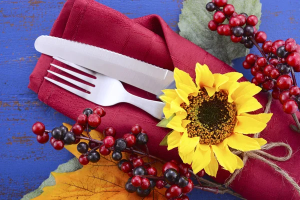 Happy Thanksgiving background with decorated borders. — Stock Photo, Image