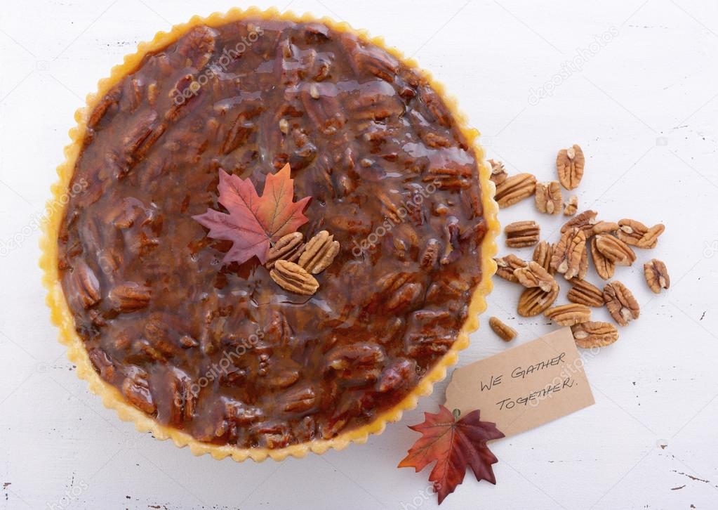 Traditional Thanksgiving Pecan Pie.