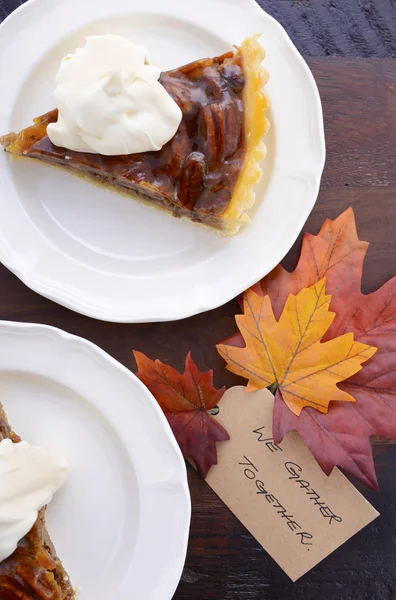 Výseče Pecan pie — Stock fotografie