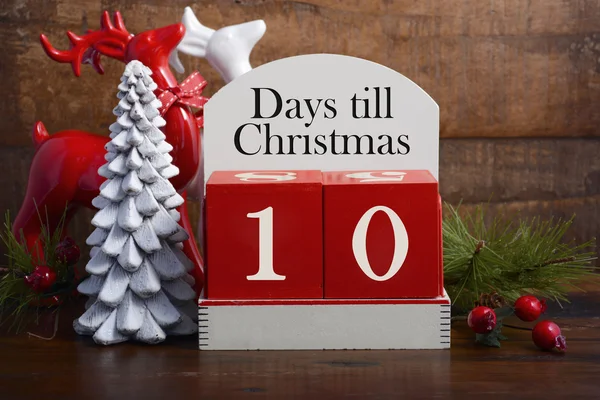 Days till Christmas calendar. — Stock Photo, Image