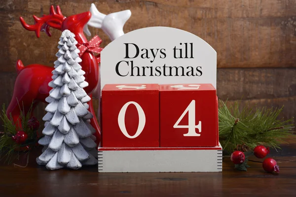 Days till Christmas calendar. — Stock Photo, Image