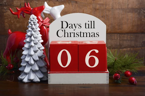Giorni fino al calendario di Natale . — Foto Stock