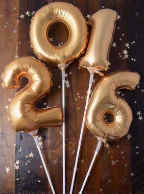 İyi seneler 2016 balonlar