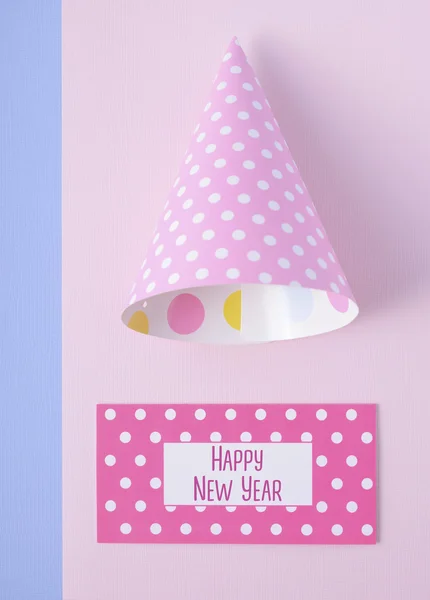 Pink and Blue New Year Decorations — Stock Photo, Image