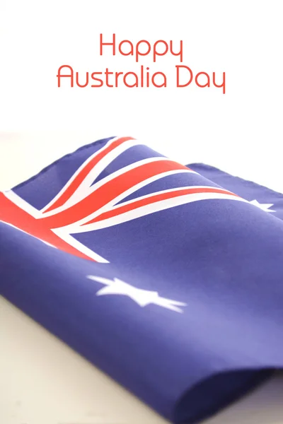 Australian Folded Flag — Stock Photo, Image