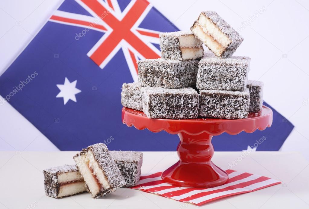 Traditional Australian Lamington Cakes