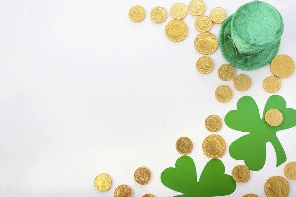 St Patricks Day Lay plana — Fotografia de Stock