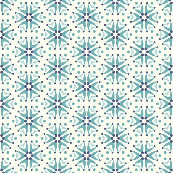 青緑色のシームレス パターン — ストックベクタ