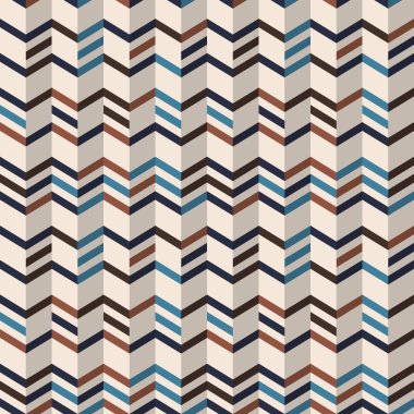 Moda chevron desen kahverengi retro renkleri