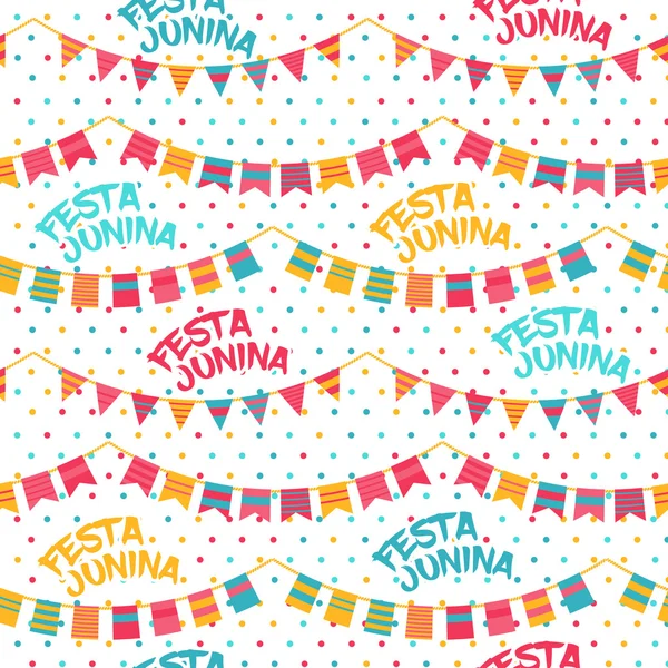 Festa Junina ilustração - Brasil junho festival — Vetor de Stock