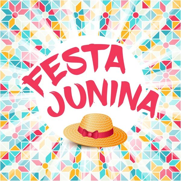 Festa Junina ilustração - Brasil junho festival — Vetor de Stock