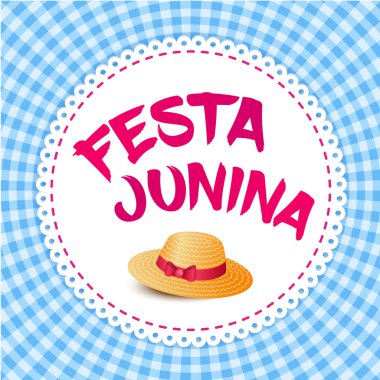 Festa Junina illüstrasyon - Brezilya Haziran Festivali