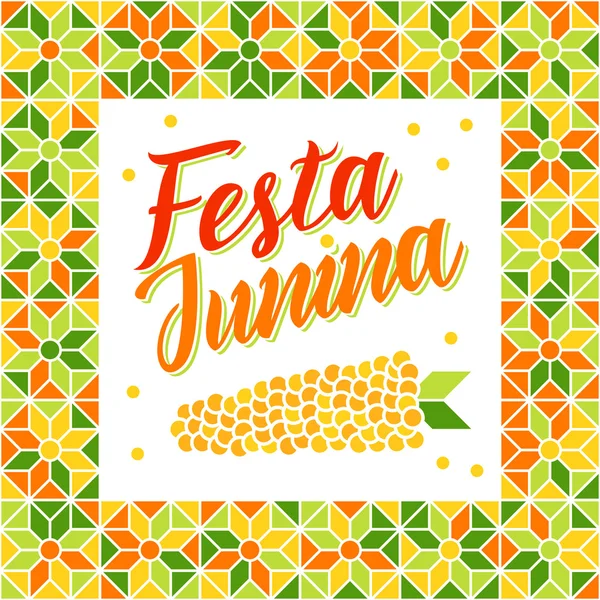 Festa Junina - Brazília nyár fesztivál — Stock Vector