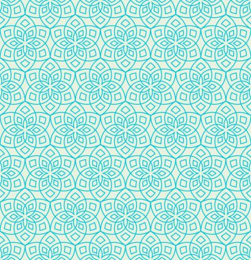 soyut çiçek desenli