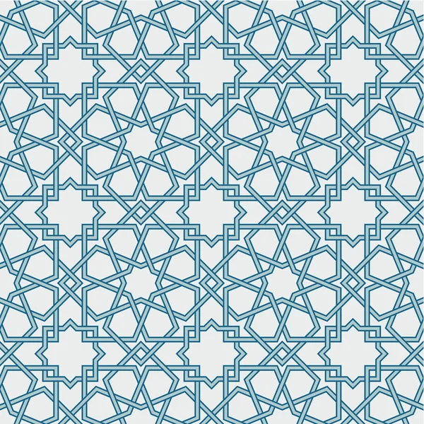 Tradiční islám geometrický vzor, bezešvé — Stockový vektor