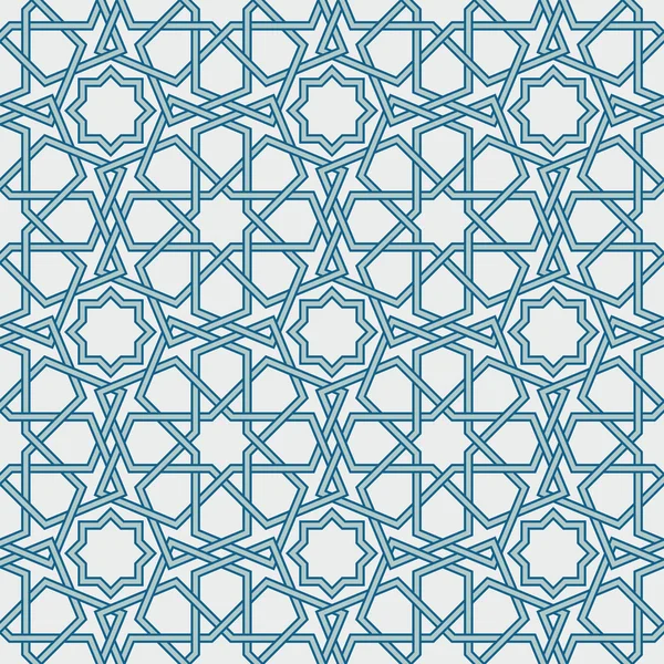 Traditionel Islam Geometrisk mønster, problemfri – Stock-vektor