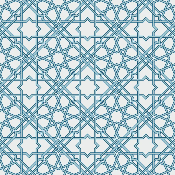 Traditional Islam Geometric pattern, seamless — Stock Vector