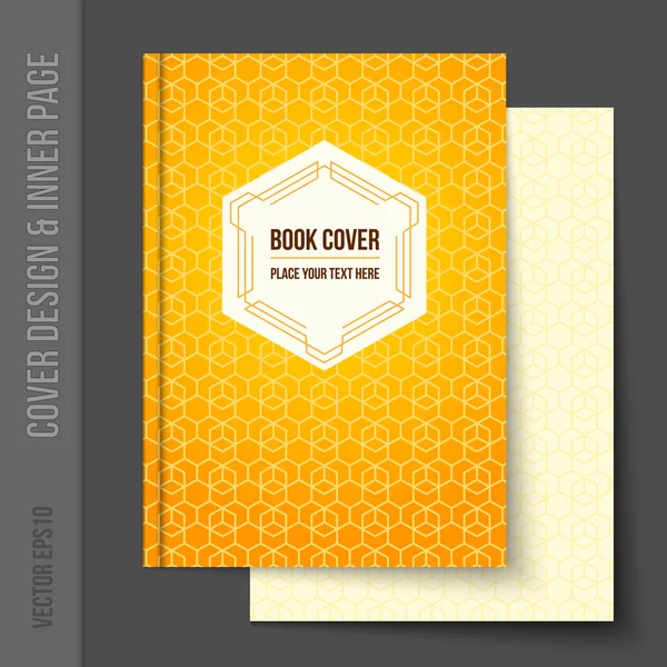 Cover design for business brochure, annual report — Stock Vector