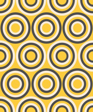 Soyut geometrik desen, sarı renklerde kusursuz vektör arkaplanı.