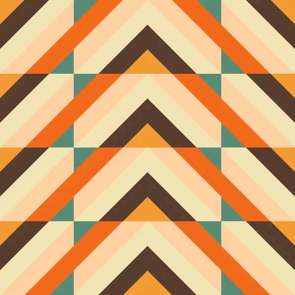 Évek Retro Vonalak Design Zökkenőmentes Vektor Minta Absztrakt Geometrikus Háttér — Stock Vector