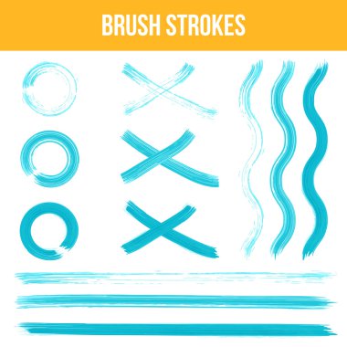 suluboya fırça darbeleri.