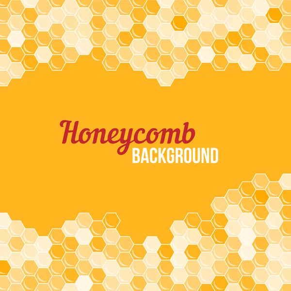 Orange honeycomb background. — Stock Illustration Orange honeycomb background. Vector Graphics